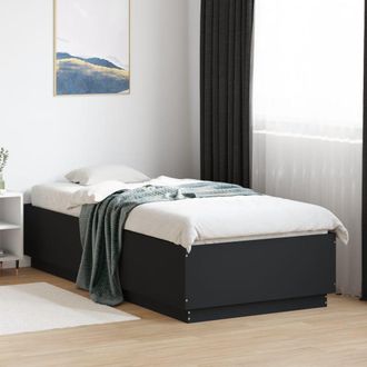 Berkfield Home Bed Frame without Mattress Black 90x200 cm