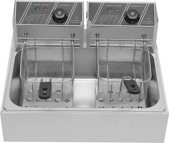 OEM Freidora, Capacidad De 12 Litros, Construcci&oacute;n De Acero Inoxidable, Color Plata