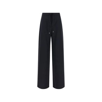 Max Mara Wide Trousers, female, Blue, Size: 2XS Wide Trousers