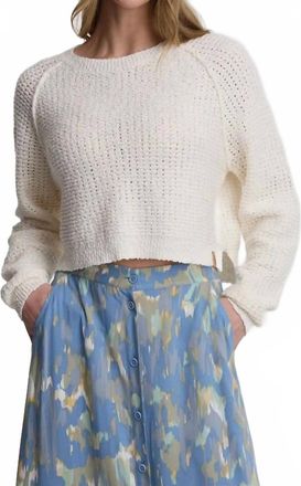 tentree Knitted Hart Sweater In Off White
