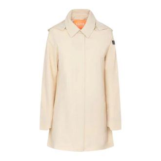 Suns Single-Breasted Coats, female, Beige, Size: XS Papavero Coat