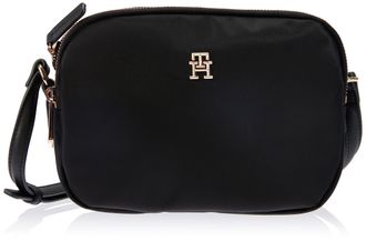 Tommy Hilfiger Womens Poppy Crossbody Bag, Black (Black), One Size