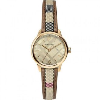 Burberry Womens Ladies BU10114 Watch - Multicolour Leather - One Size