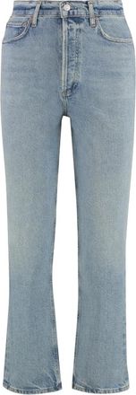 A Gold E 90s Straight Leg Jeans - Dames - Bootcut Jeans - Blauw - W29 - Katoen - Jeans