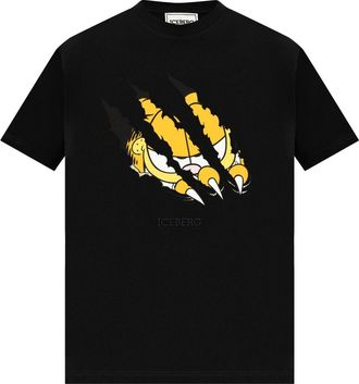 Iceberg x Garfiled printed T-shirt - men - Cotton - XXXL - Black