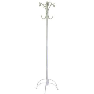 Vacchetti Vacchetti - Perchero De Metal Blanco Con Forma De Poste, 45 Cm De Di&aacute;metro Y 180 Cm De Altura