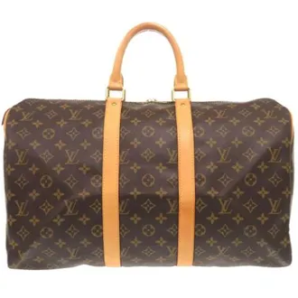 Louis Vuitton Vintage, unisex, Bruin, ONE Size, Pre-owned Weekendtas