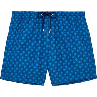 HOM Trinacria Beach Boxer in Navy Print at Nordstrom, Size Xx-Large