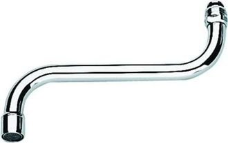 GROHE Ca&ntilde;o Para Manguera Costa Para Grifer&iacute;a De Pared De Cocina, Saliente 200 Mm Cromado Grohe