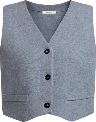 12 Storeez Hemd met V-hals - Blauw
