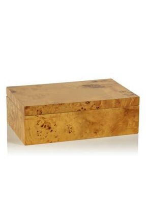 Zodax Bubbo Burl Decorative Box in Tan at Nordstrom Rack