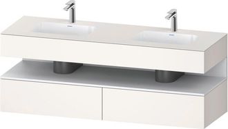 Duravit Qatego Lavabo Encastrado Con Base De Lavabo Consola, - Duravit