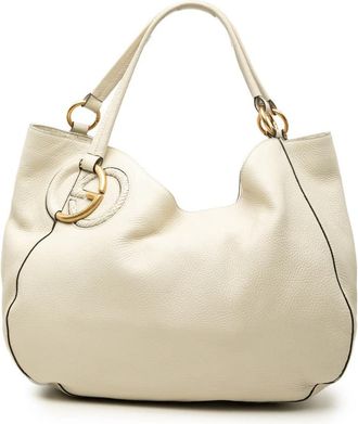 Gucci Pre-owned Gucci Medium Pebbled Calfskin Twill Tote Ladies UFP06SJLUMI2OZL2