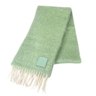 Loewe Pre-owned Scarves, female, Green, Size: ONE SIZE Pre-owned Shawl