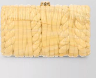 Cult Gaia chain strap rectangular clutch twisted design