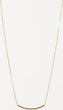 Simons Womens Long metallic tube chain