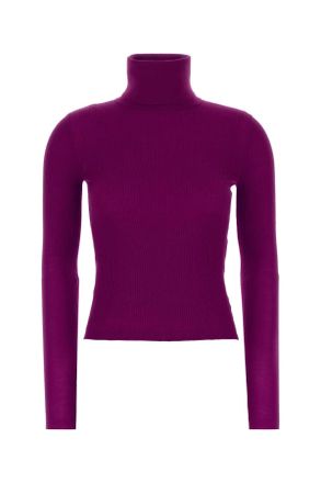 Saint Laurent Purple Cashmere Blend Sweater