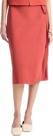 Vince Wrap Straight Skirt