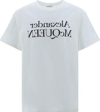 Alexander McQueen Logo Printed Crewneck T-shirt