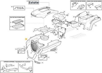 STIGA Sports Cap&oacute; Lateral Derecho Sdst Gris Ncs8000n Pp Original Stiga - 325207306/0