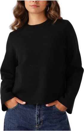 Object Reynard O-Neck Pullover - Dames - Ronde hals truien - Zwart - M - Polyester - Truien & Vesten