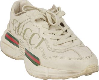 Gucci Mens Calfskin Rating Sneaker (Authentic Pre-Loved)