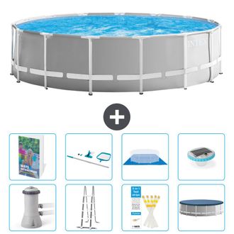 Intex Piscina Prism Frame Redonda - 457x122 Cm - 9-piezas S595