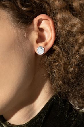 LI&Eacute; STUDIO Earrings The Franka, Womens, Silver