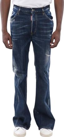 Dsquared2 Blue Mid Rise Jeans