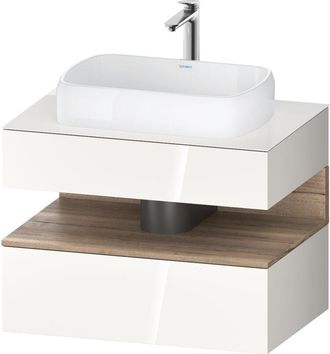 Duravit Duravit Qatego Consola Mueble Bajo Lavabo, 1 Extra&iacute;ble, 1 Caj&oacute;n