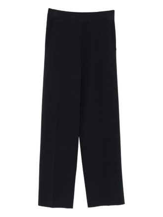 Max Mara side-pocket straight trousers - Blue