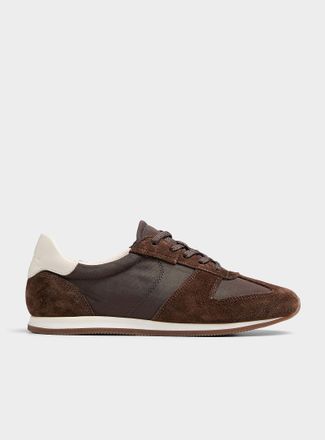 Vagabond Womens Yasmin chocolate suede sneakers