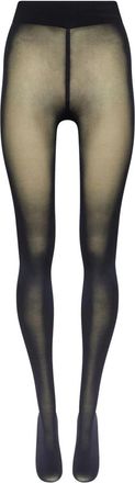 Wolford Pure 50 Tights - Dames - Pantys - Blauw - S - Katoen - Ondergoed