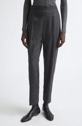 Jil Sander Tailored Slim Fit Wool Pants in Storm Grey at Nordstrom, Size 44
