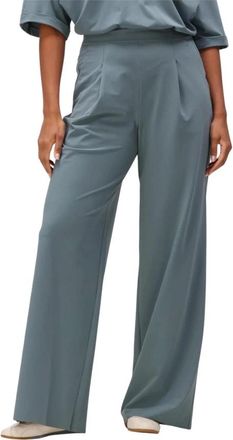 JapanTKY Japan Tky, Broeken, Dames, Blauw, M, Kona Long Wijde Broek
