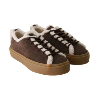 INUIKII Sneakers, female, Brown, Size: 11 US Hw25 Shearling Low