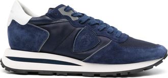 Philippe Model Tropez Haute lace-up sneakers - men - Nylon/Rubber/Calf Suede/Calf Leather - 44 - Blue
