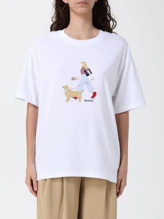 Barbour T-shirts in cotone stampata