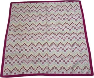 Celine Pre-owned Vintage Scarf - Dames - Vintage Accessoires - Veelkleurig - ONE Size - Katoen - Vintage