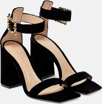 Gianvito Rossi Wondy velvet sandals