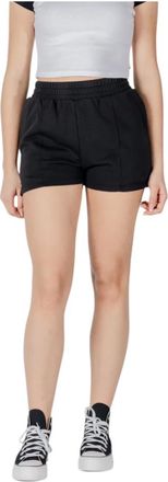 Converse Mujer, Pantalones cortos, Negro, Talla: L