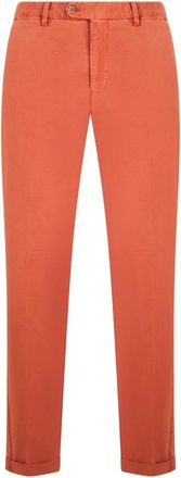 Fedeli Chino Broek - Heren - Chinos - Oranje - L - Katoen - Broeken