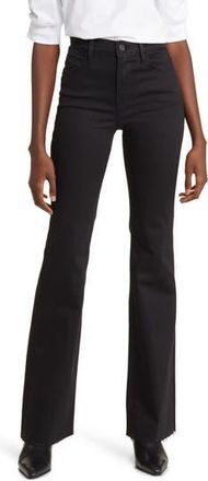 Frame Denim Le Easy Flare Jeans in Blackfinn at Nordstrom Rack, Size 29