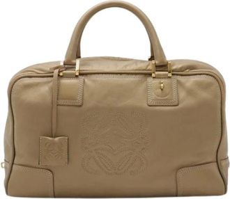 Loewe Pre-owned Handbags, female, Beige, Size: ONE SIZE Pre-owned Handbag