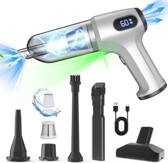 OEM Aspiradora Port&aacute;til Inal&aacute;mbrica 3 En 1 Ulisem Con Motor Sin Escobillas, Potente Y Compacta, Con Carga Usb-c Para Autom&oacute;viles