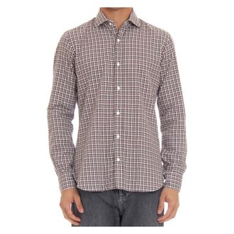 Barba Vichy Overhemd - Heren - Casual Overhemden - Veelkleurig - L - Overhemden