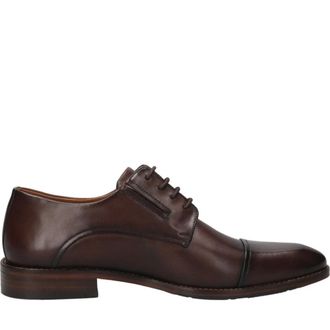 Salamander Bruine Formele Zakelijke Schoenen - Heren - Nette schoenen - Bruin - 43 EU - Katoen - Schoenen