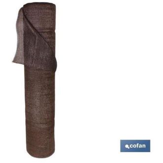 cofan Malla Ocultaci&oacute;n Marr&oacute;n 90% / 120 Grs - 2 X 50 Mts, Malla De Sombreo Para Protecci&oacute;n De Terrazas O Jardines. La Malla De Sombreo Tiene Diferentes Usos