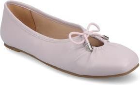 Journee Collection Callee Keyhole Square Toe Flat in Lilac at Nordstrom Rack, Size 7.5
