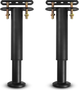 OEM Patas De Cama Ajustables, Patas Met&aacute;licas Para Muebles, Sof&aacute;s Y Estructuras De Cama. 18 Cm, 31 Cm (negras, 2 Unidades)